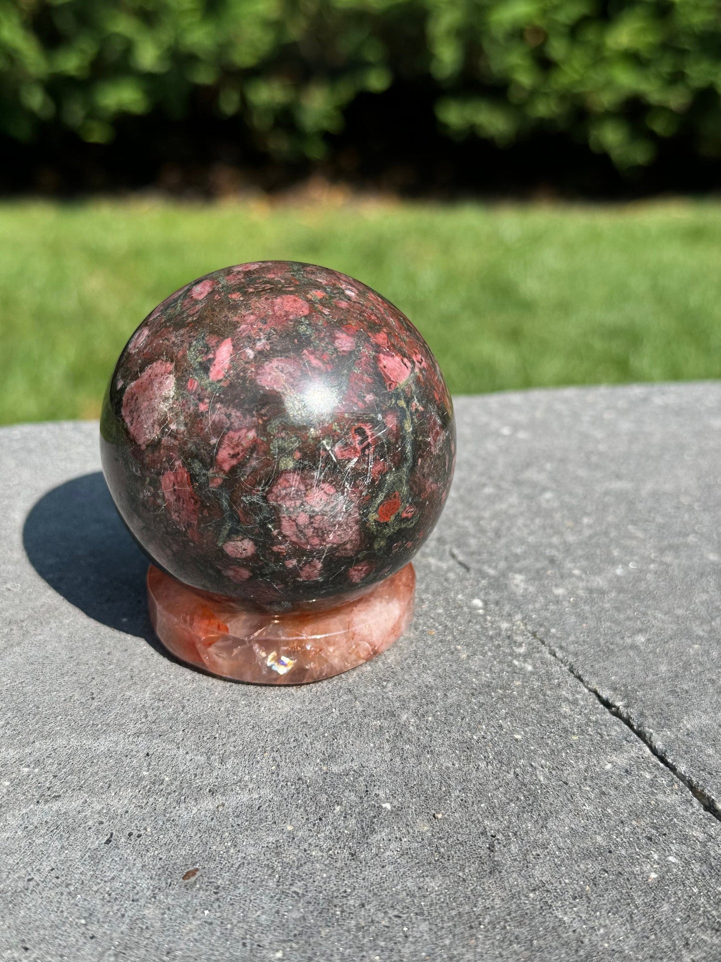 Cherry Blossom Jasper Sphere (64MM)