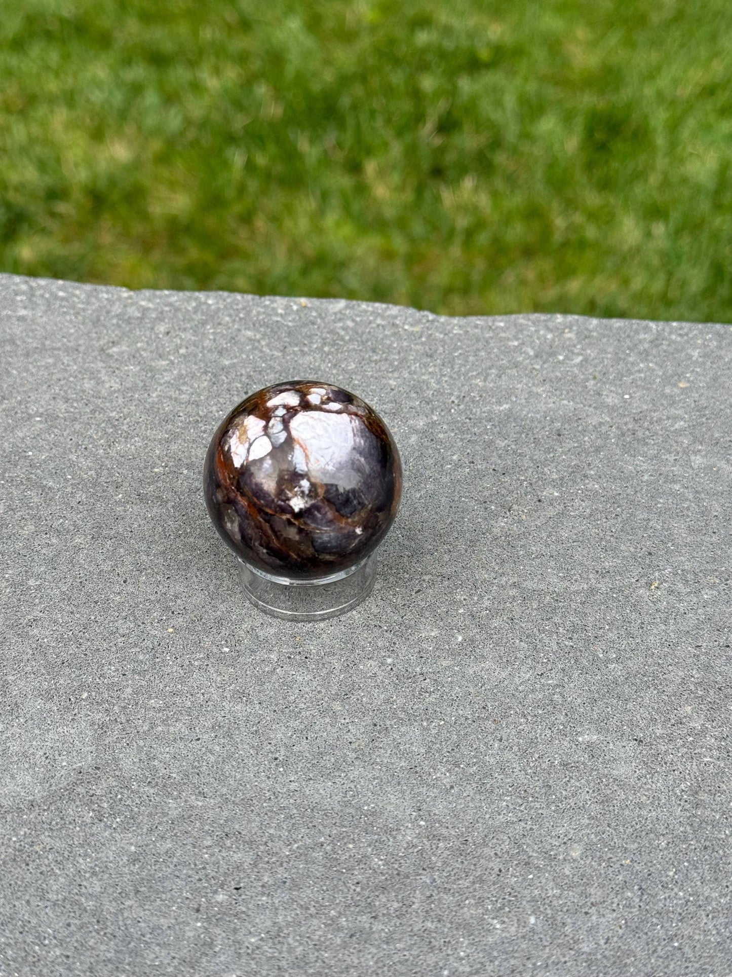 Gem Lepidolite Sphere (43MM)