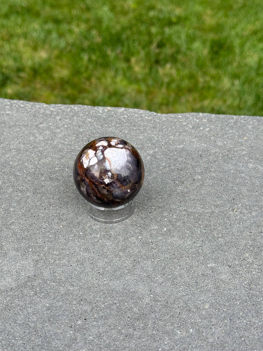 Gem Lepidolite Sphere (43MM)