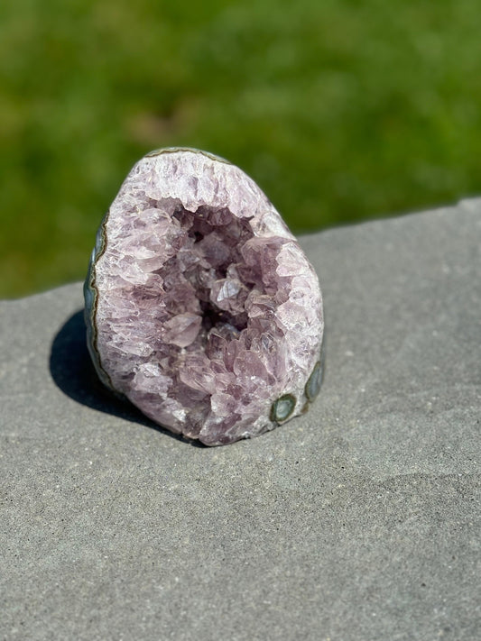 Druzy Purple Amethyst & Agate Cut Base