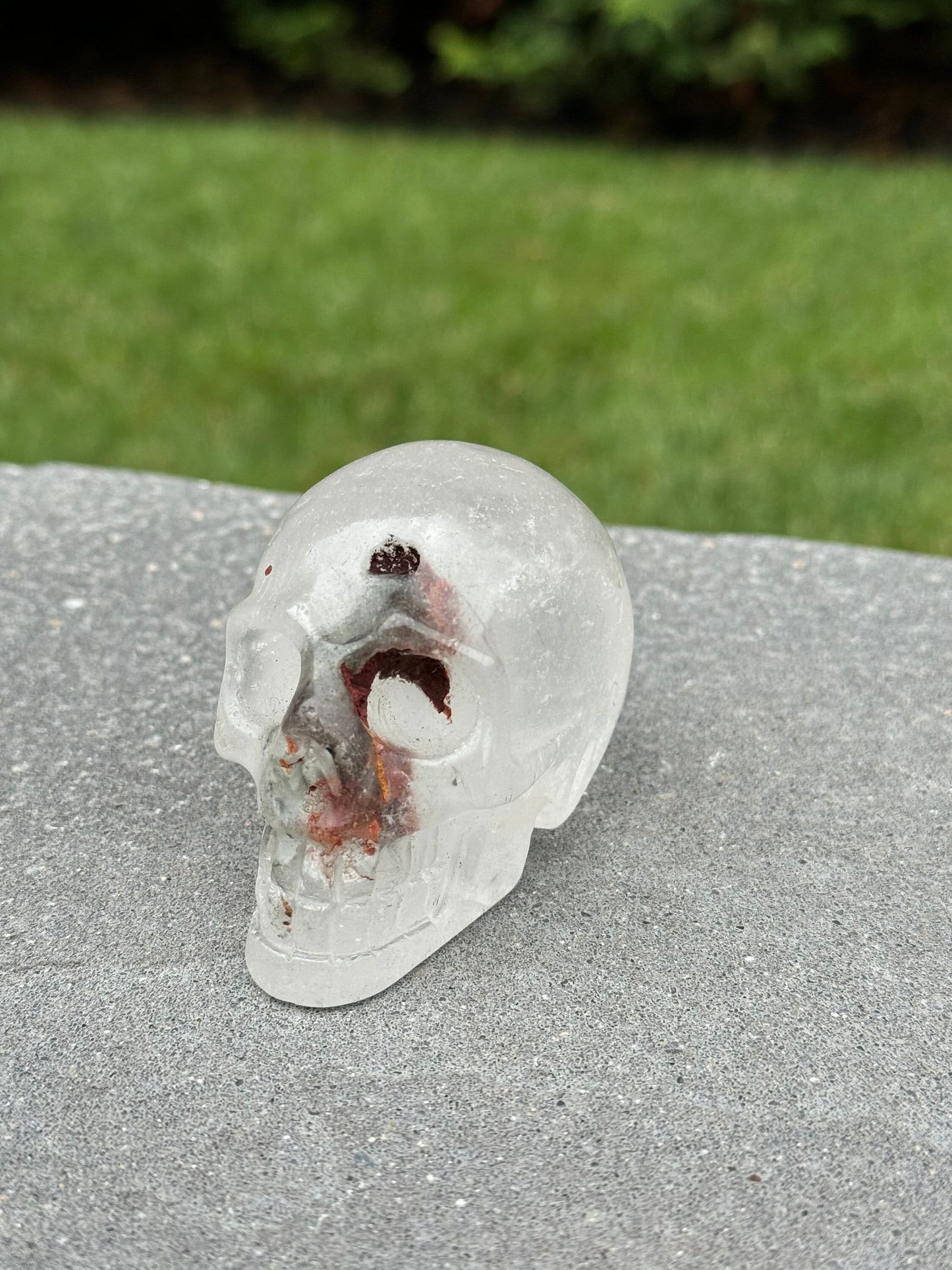 Garden Quartz Crystal Skull