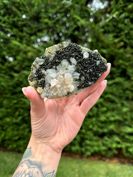Turkish Forest Epidote & Quartz Specimen
