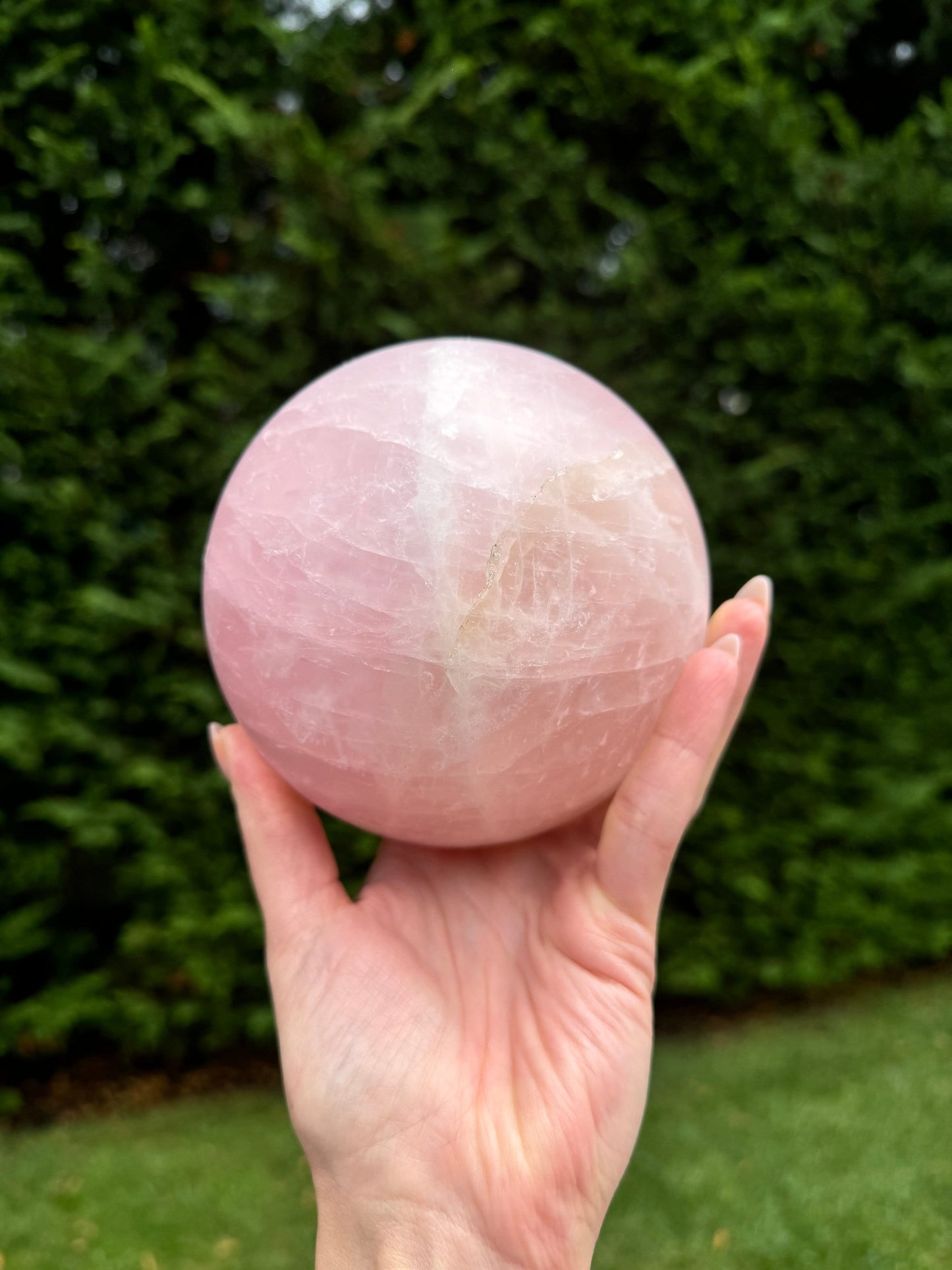 XL Rose Quartz Sphere (113MM)