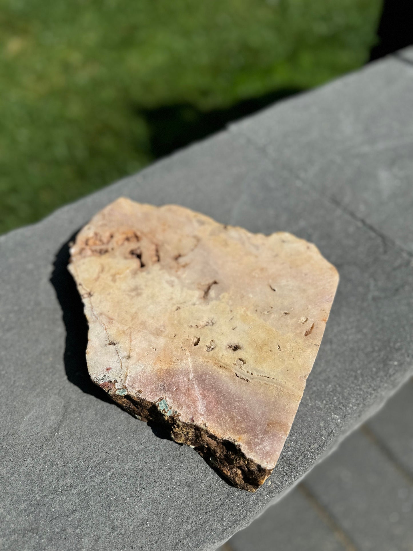 Brazilian Pink Amethyst Slab (5.16lbs)