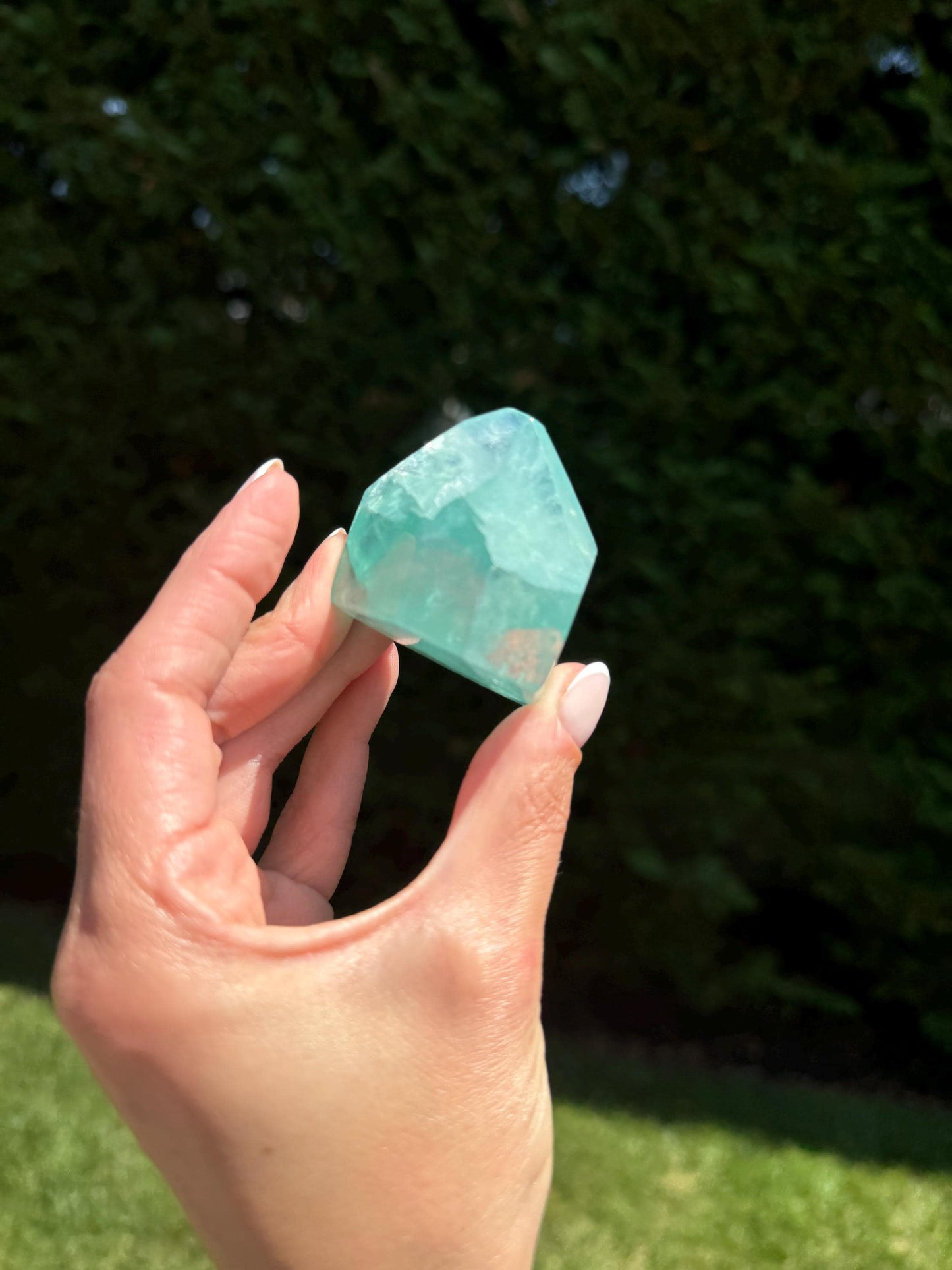 Baja Blast Green Fluorite Gusher Freeform