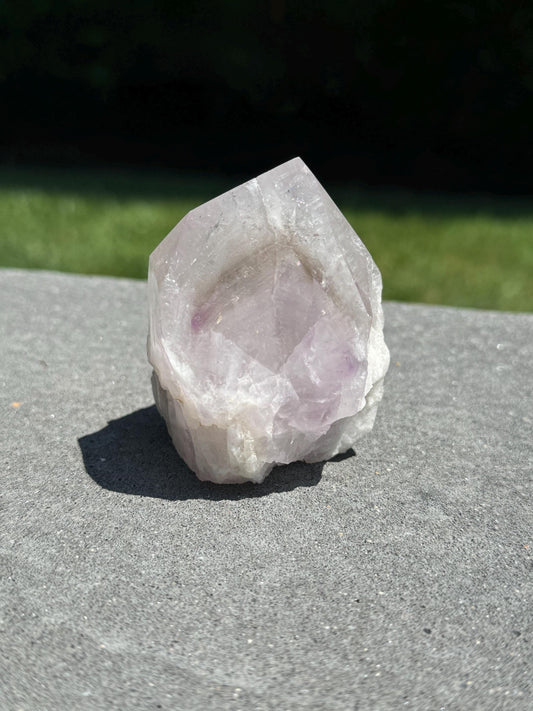 Brazilian Phantom Amethyst Polished Point