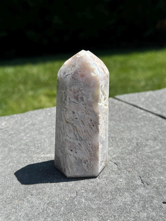 Druzy Pink Amethyst Tower (3.5")
