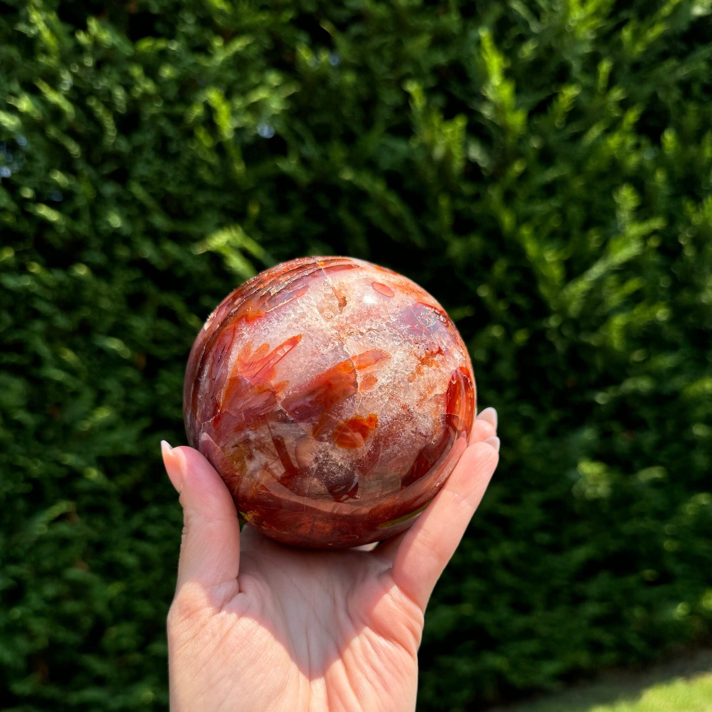 XL Fire Quartz Sphere (101MM)