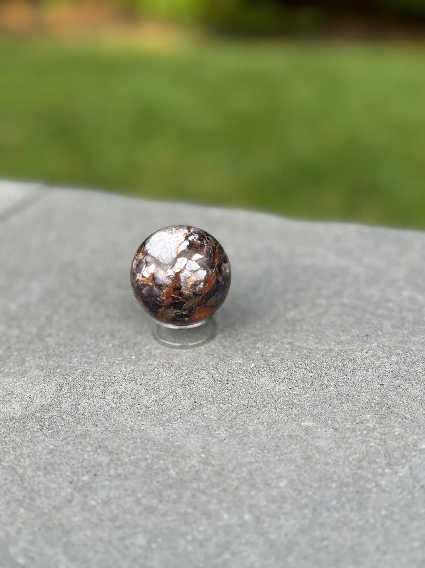 Gem Lepidolite Sphere (43MM)