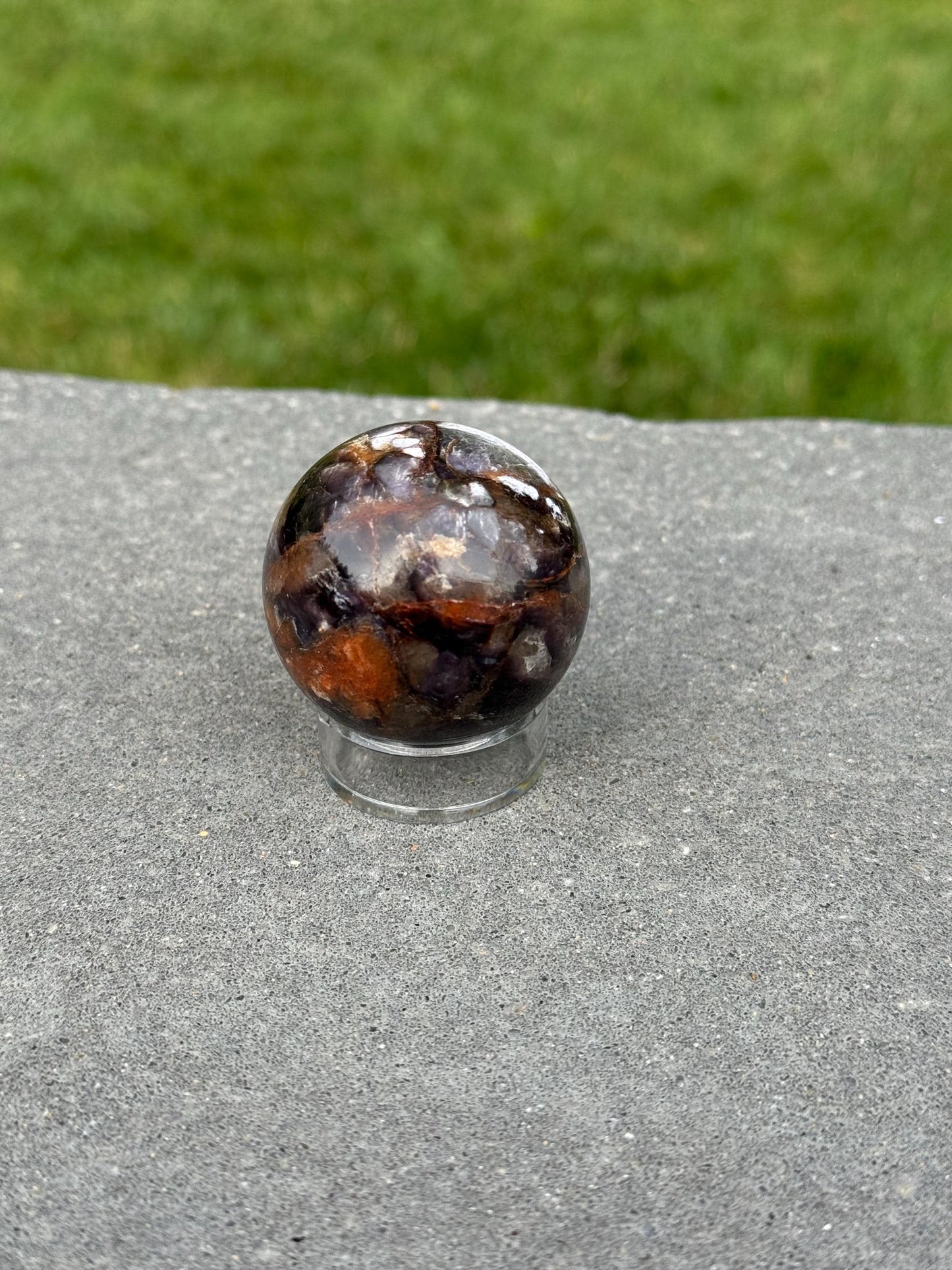 Gem Lepidolite Sphere (43MM)