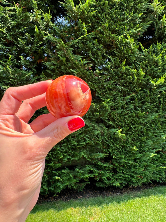 Druzy Carnelian Sphere (49MM)