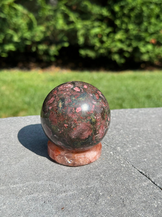 Cherry Blossom Jasper Sphere (64MM)