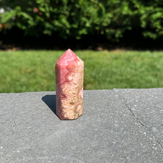 High Quality Rhodochrosite Tower