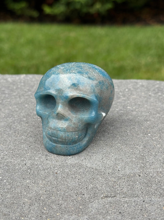 Trolleite Skull Carving