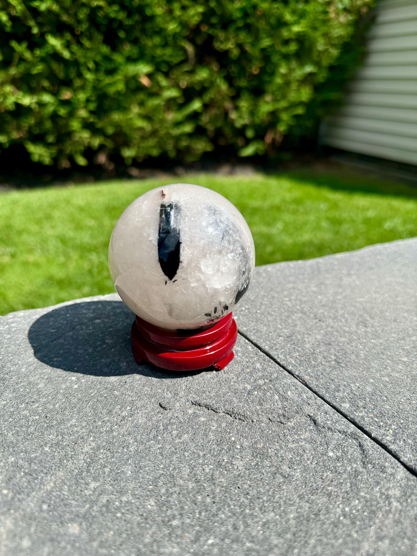 Tourmalated Quartz Sphere (63MM)