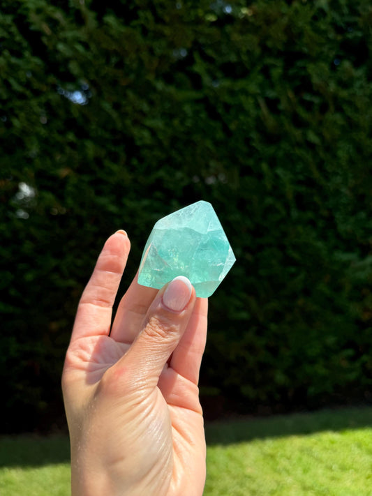 Baja Blast Green Fluorite Gusher Freeform