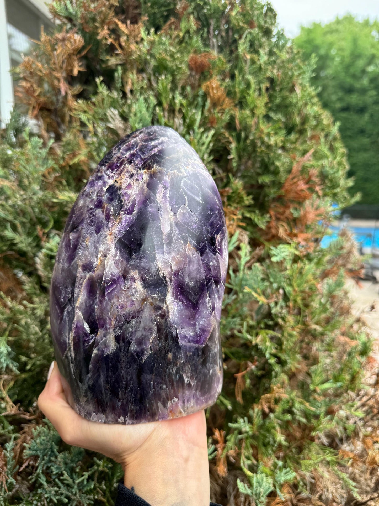 XL Chevron Amethyst Freeform (7lbs.)