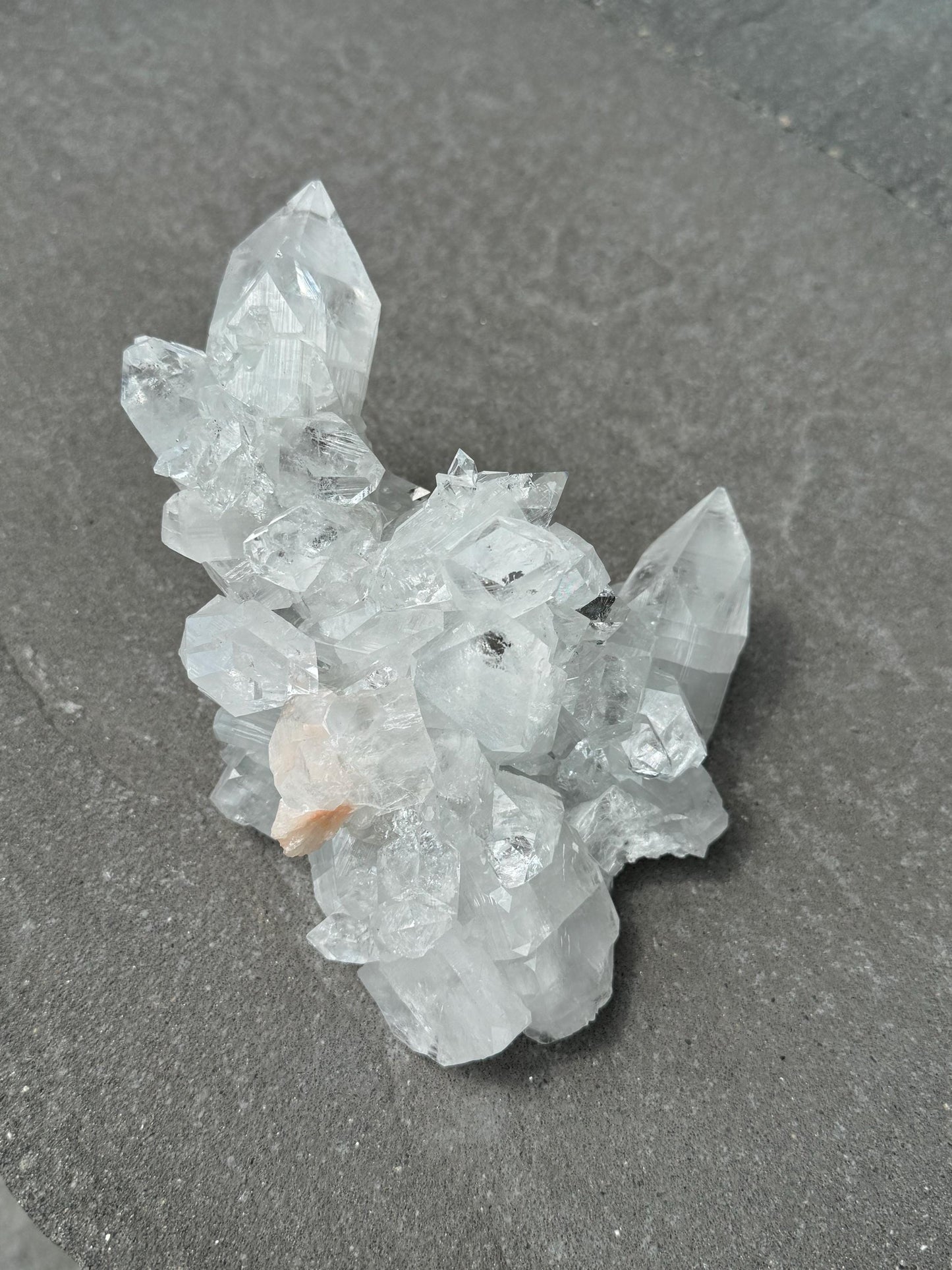 XL Indian Diamond Apophyllite & Pink Stilbite Specimen (1.87lbs)