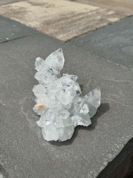 XL Indian Diamond Apophyllite & Pink Stilbite Specimen (1.87lbs)