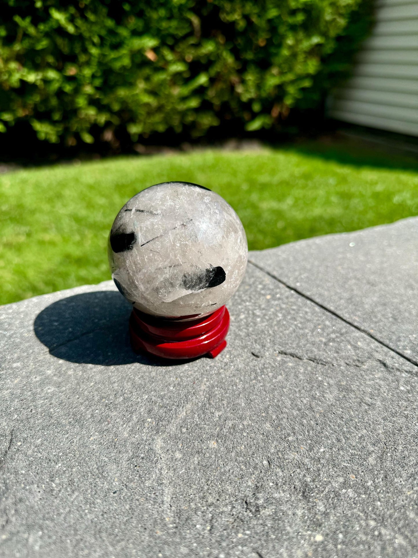 Tourmalated Quartz Sphere (63MM)